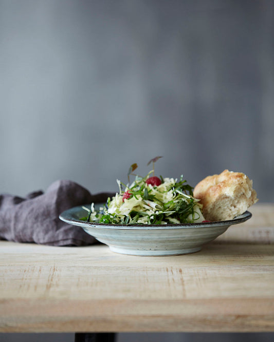 Suppenteller/Schüssel, Rustic, Grau/Blau