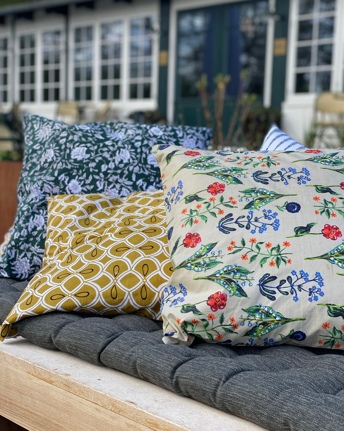 Kissenbezug, Daki, Grün