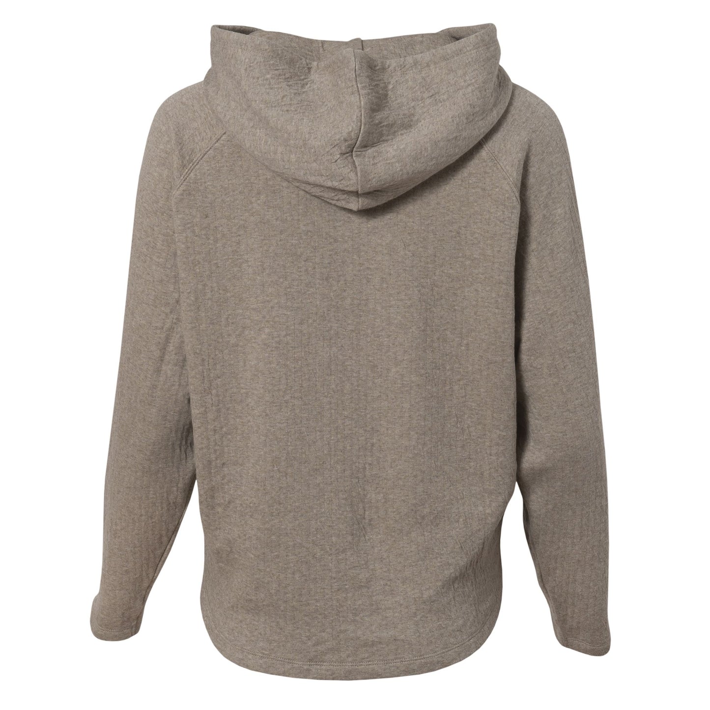 PWO Sweater mit Kapuze Taupe Melange