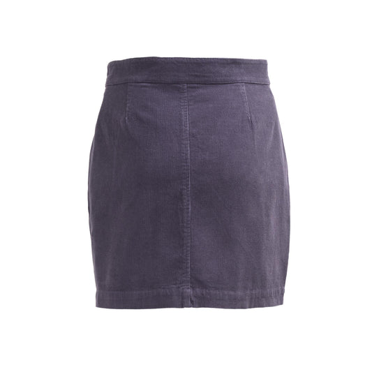 PWO Kord-Rock GOTS Grauviolett