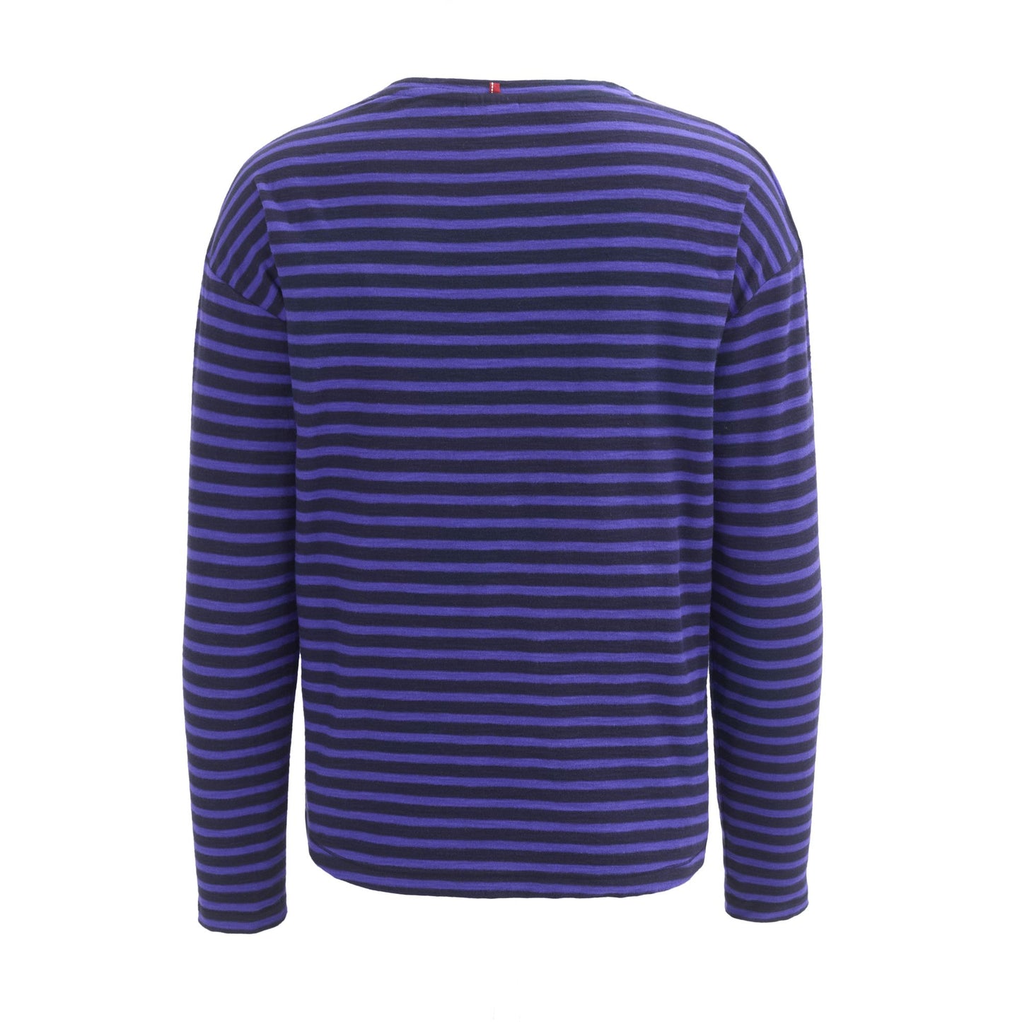 PWO Langarm-Shirt Gots Baluviolett geringelt