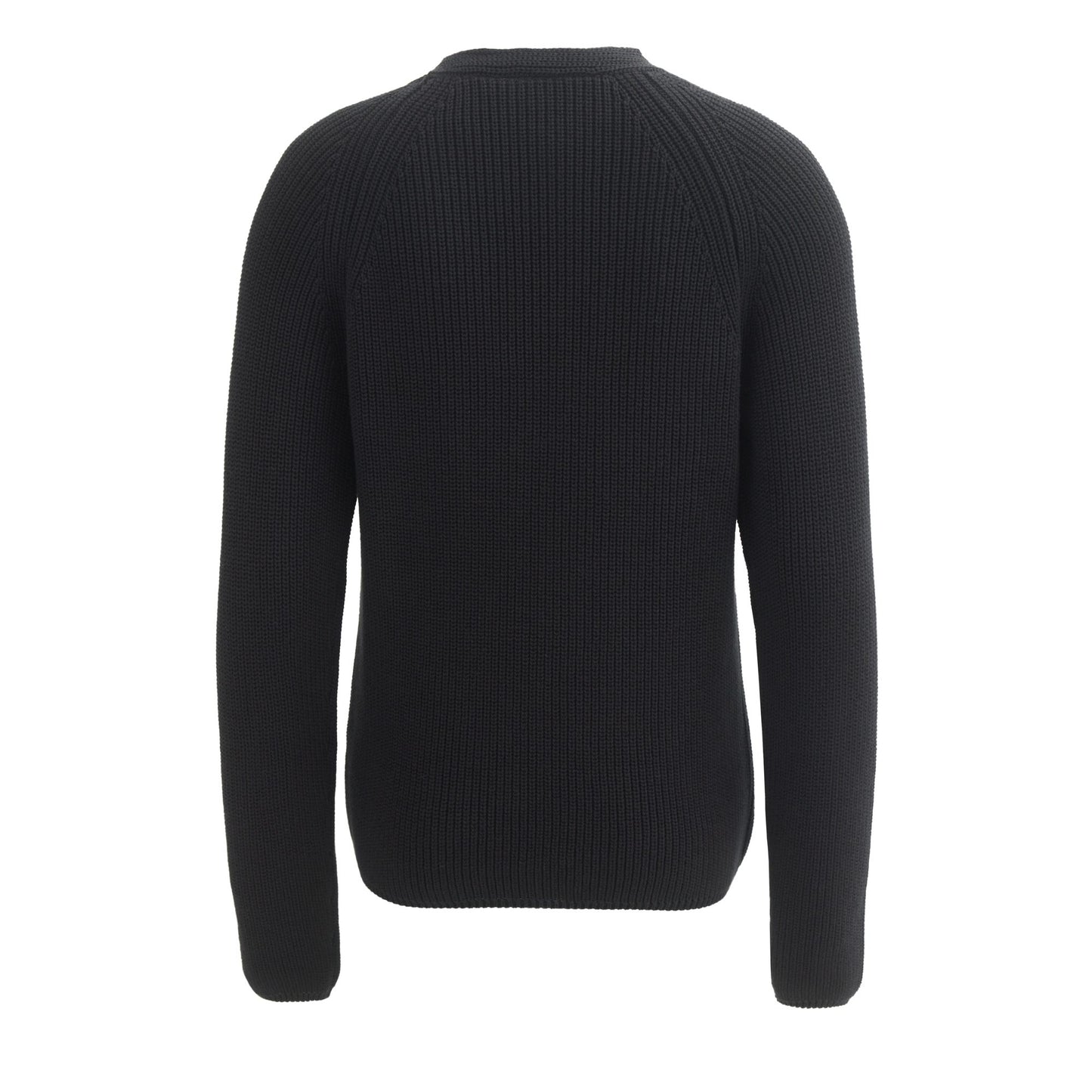PWO Rippstrickpullover GOTS Black