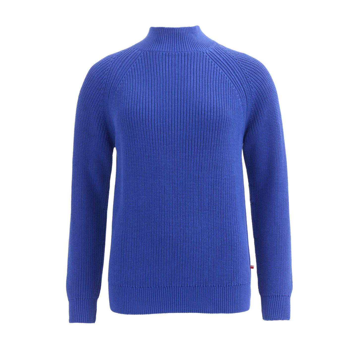 PWO Rippstrick Raglanpullover Royalblau