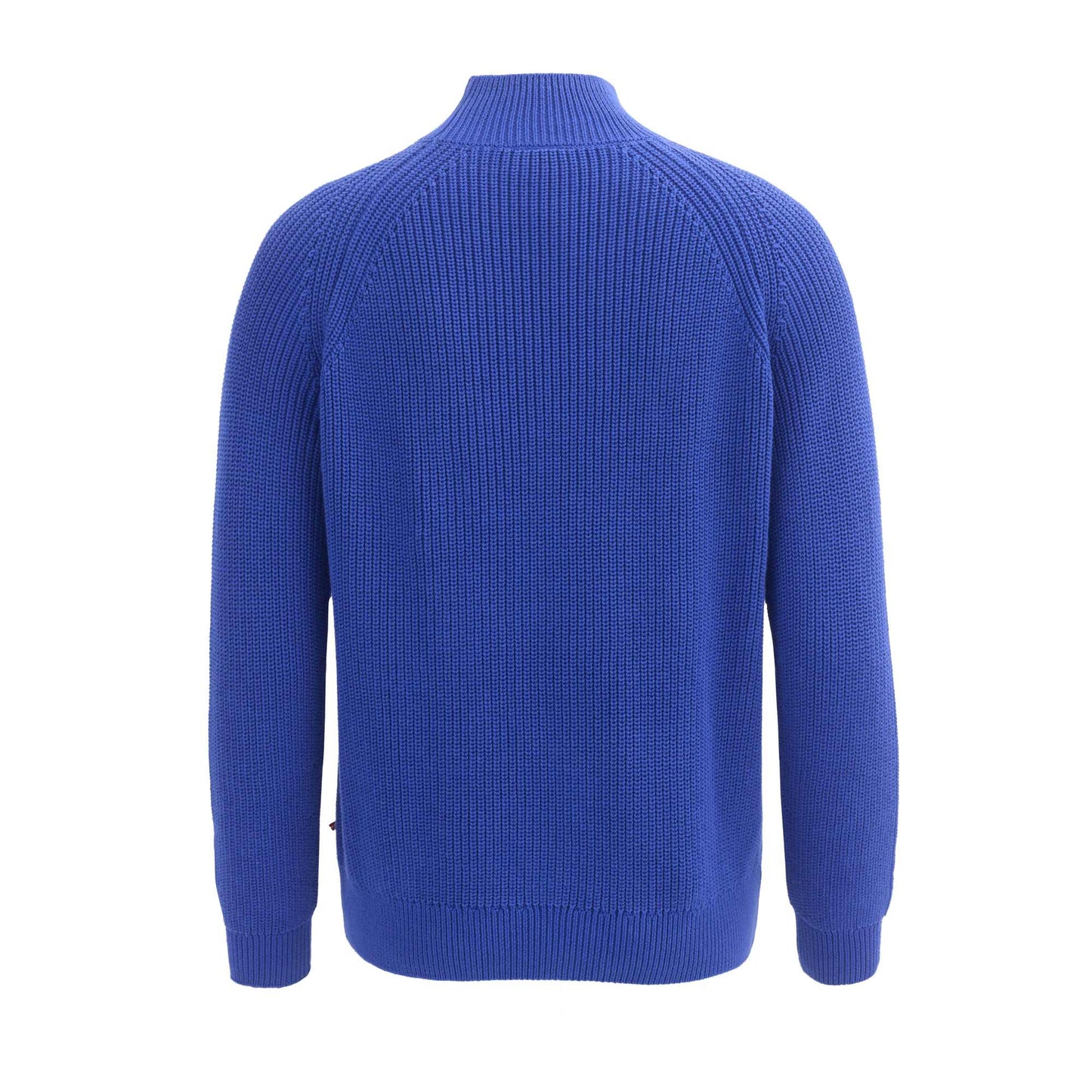 PWO Rippstrick Raglanpullover Royalblau