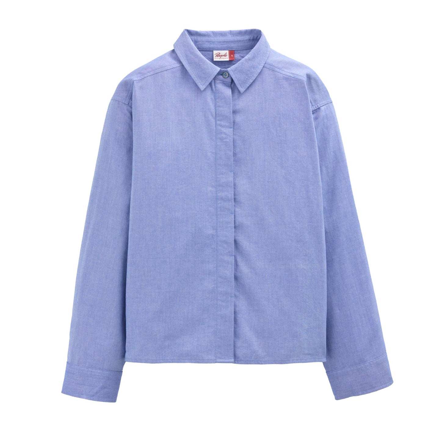 PWO Hemdbluse GOTS Royalblau