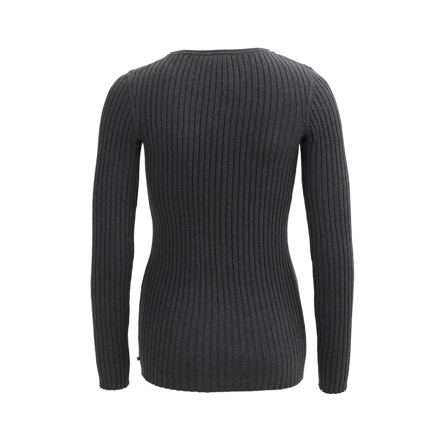 PWO Rippstrick Pullover Anthrazit