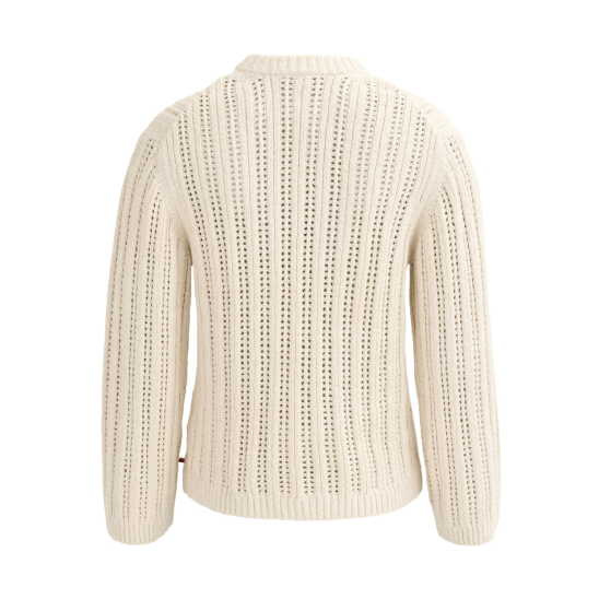 PWO Ajourstrick Pullover Natur