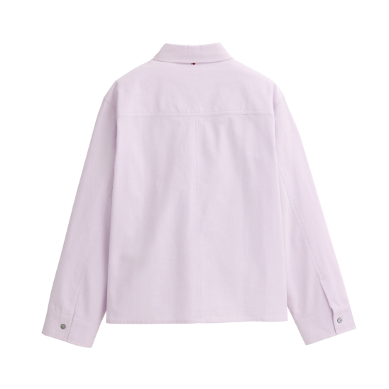 PWO Langarm Hemdbluse Hellviolett