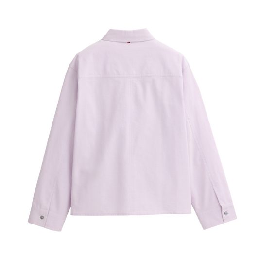 PWO Langarm Hemdbluse Hellviolett