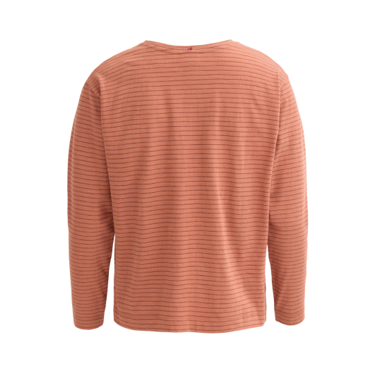 PWO Langarm-Shirt Terrakotta