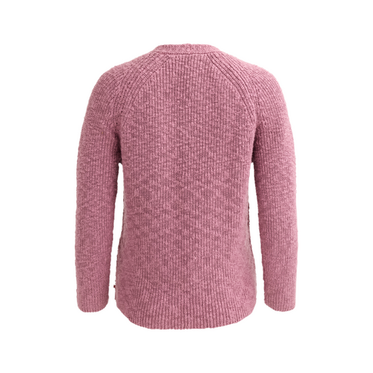 PWO Rippstrick Pullover Malve