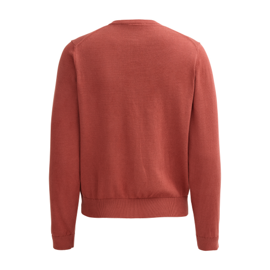 PWO Feinstrick Jacke Terrakotta