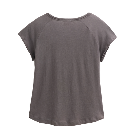 PWO Kurzarm Shirt Raglan Dunkelgrau