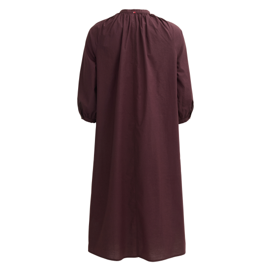 PWO Midi Kleid Dunkelbraun