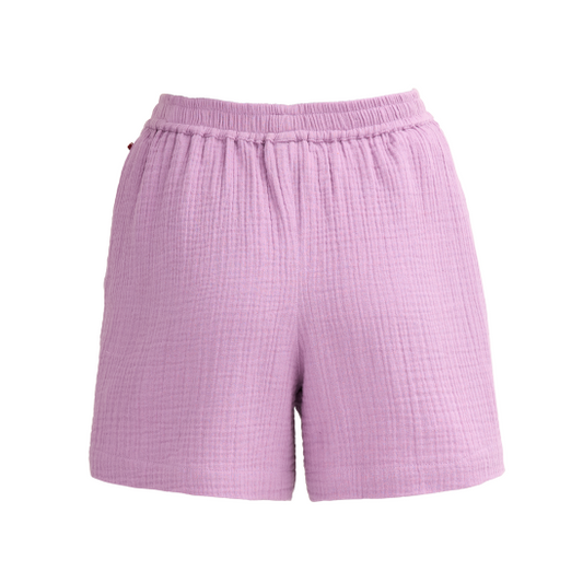 PWO Musselin Shorts Malve