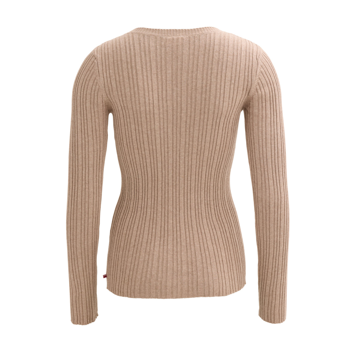 PWO Rippstrick Pullover Beige