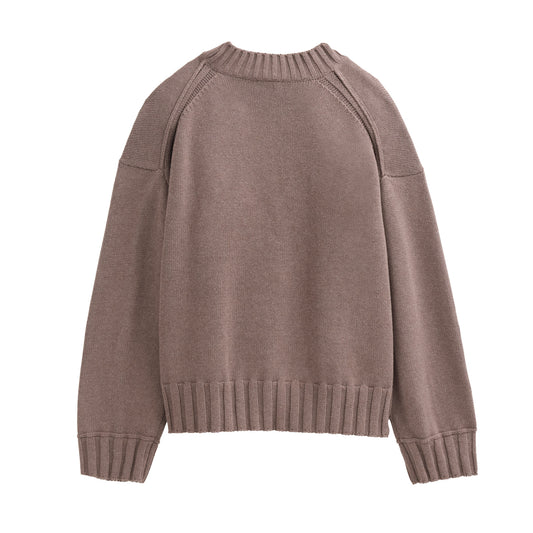 PWO Strick-Pullover Braun