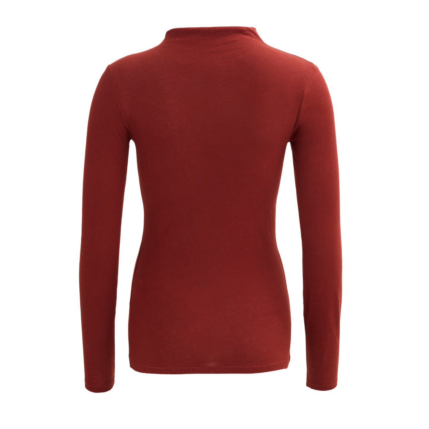 PWO Langarmshirt Terrakotta