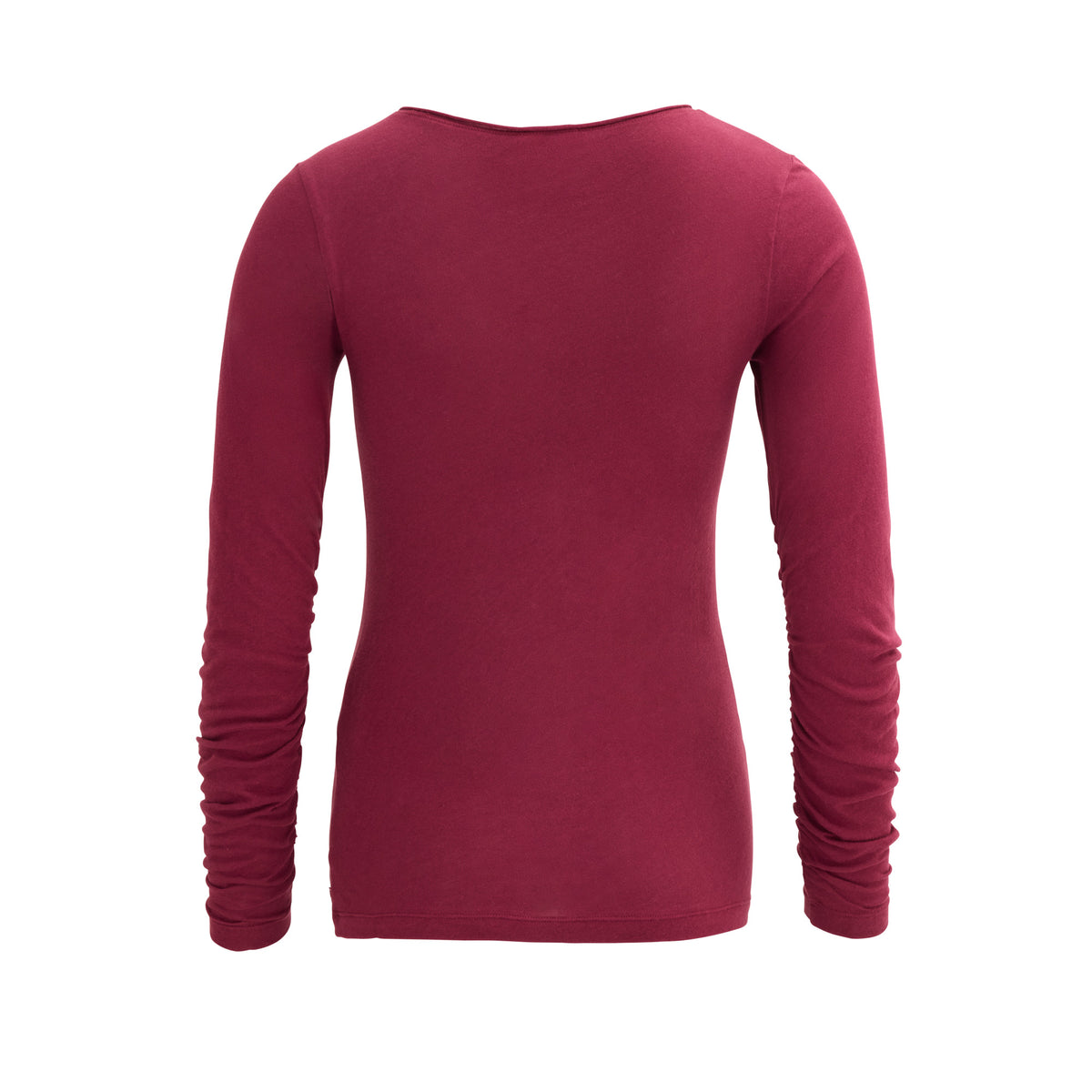 PWO Langarmshirt Rubinrot