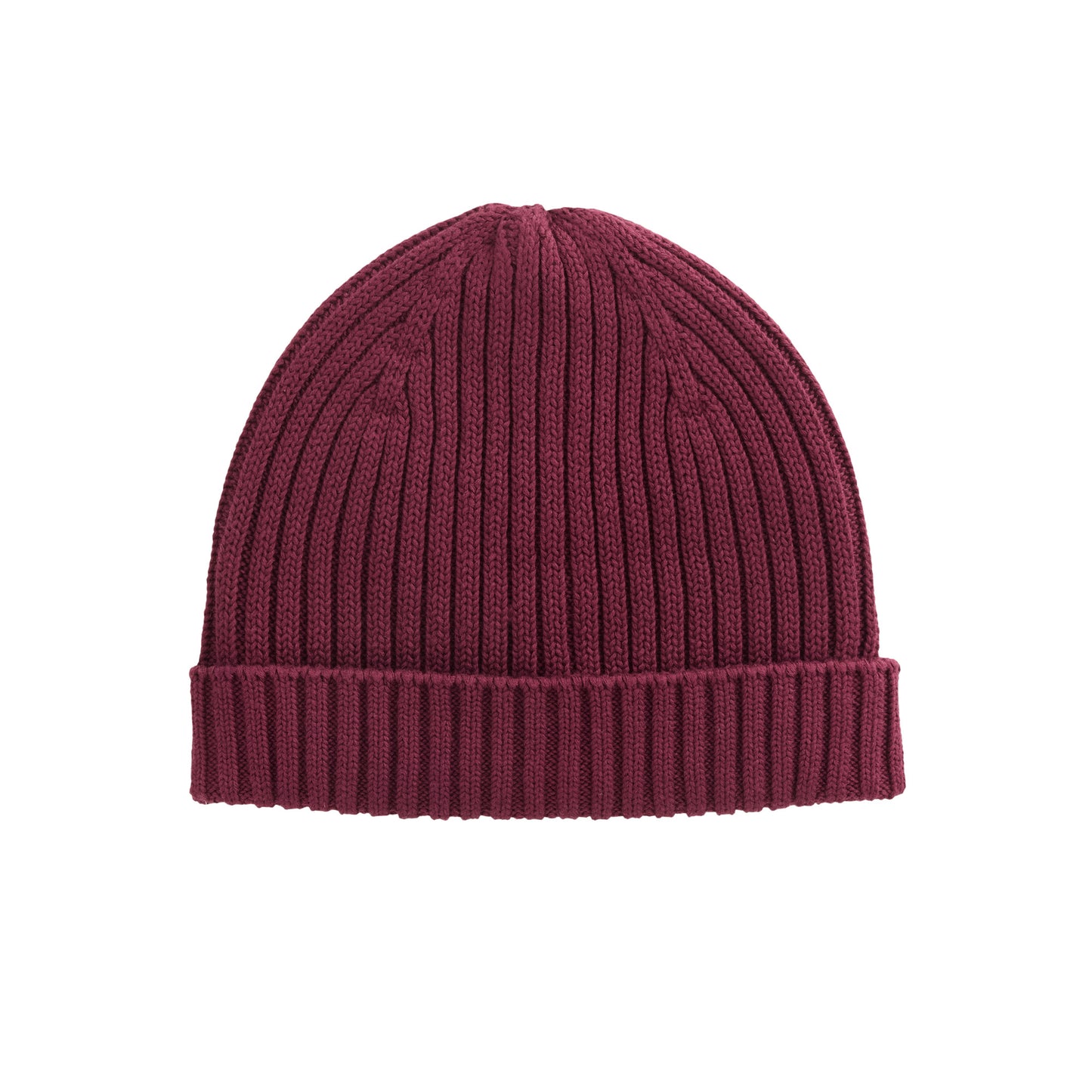 PWO Strick Mütze Bordeaux
