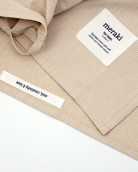 Geschirrhandtücher, Verum, Off White/Safari