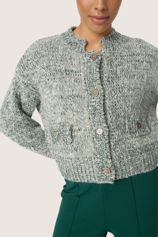 SLKamelia Cardigan Rain Forest Melange