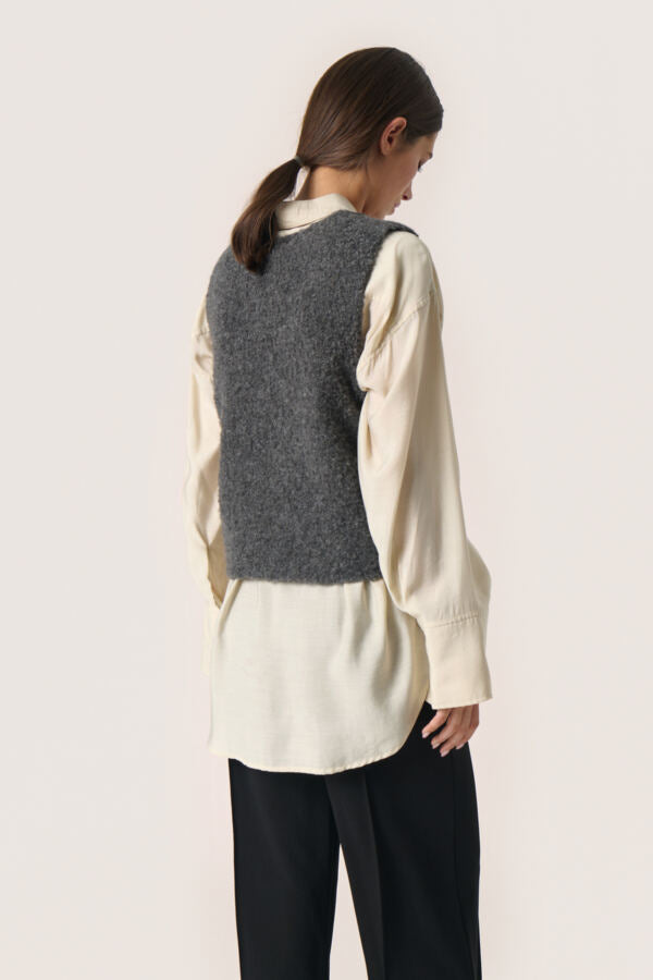 SLVenessa Vest Grey Melange