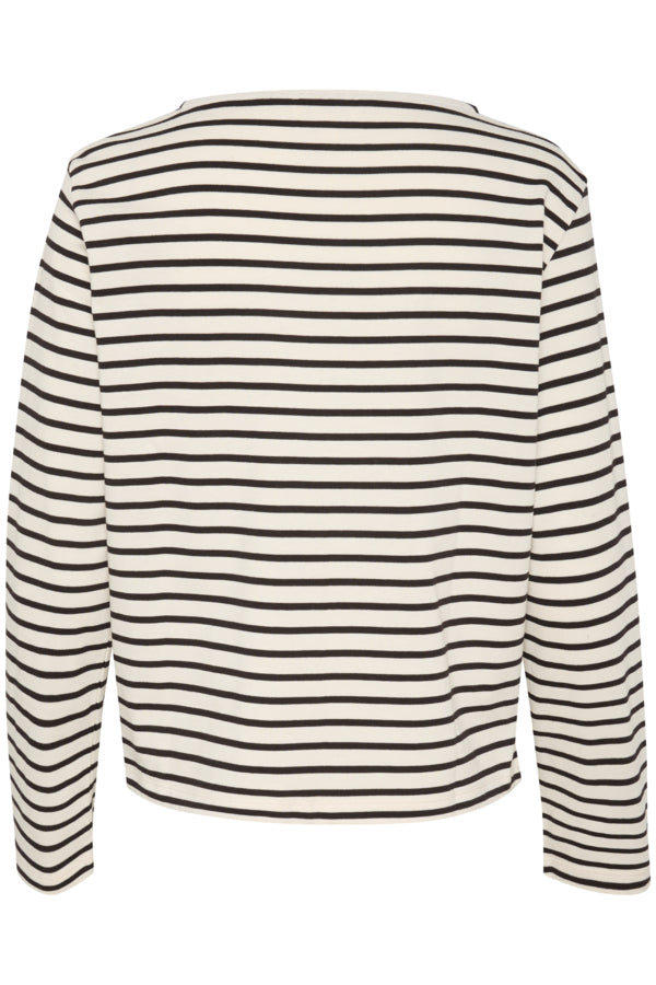 SKNeo New Tee LS Whisper White Black