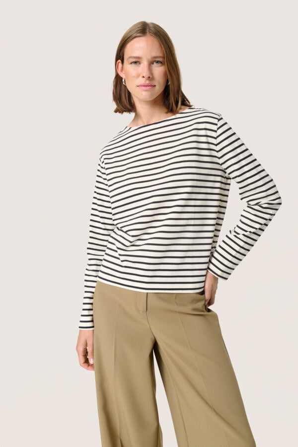 SKNeo New Tee LS Whisper White Black