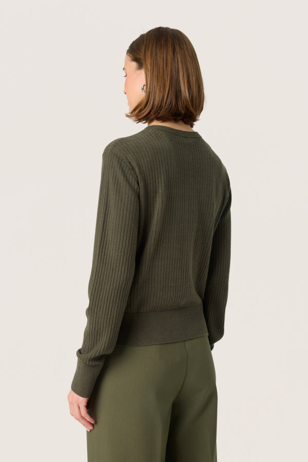 SLSpina Cardigan Grape Leaf