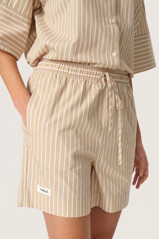 SLKally Shorts Travertine Sripes