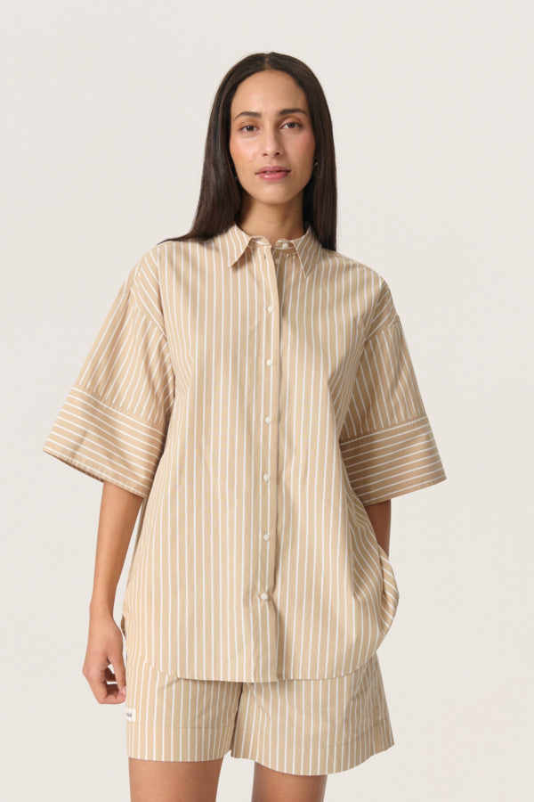 SLKally Shirt Travertine Stripes