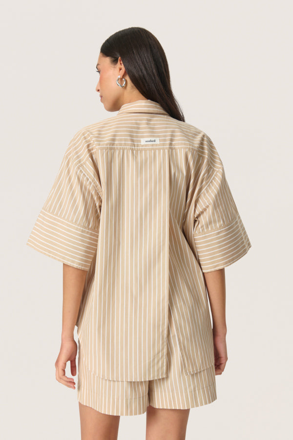 SLKally Shirt Travertine Stripes