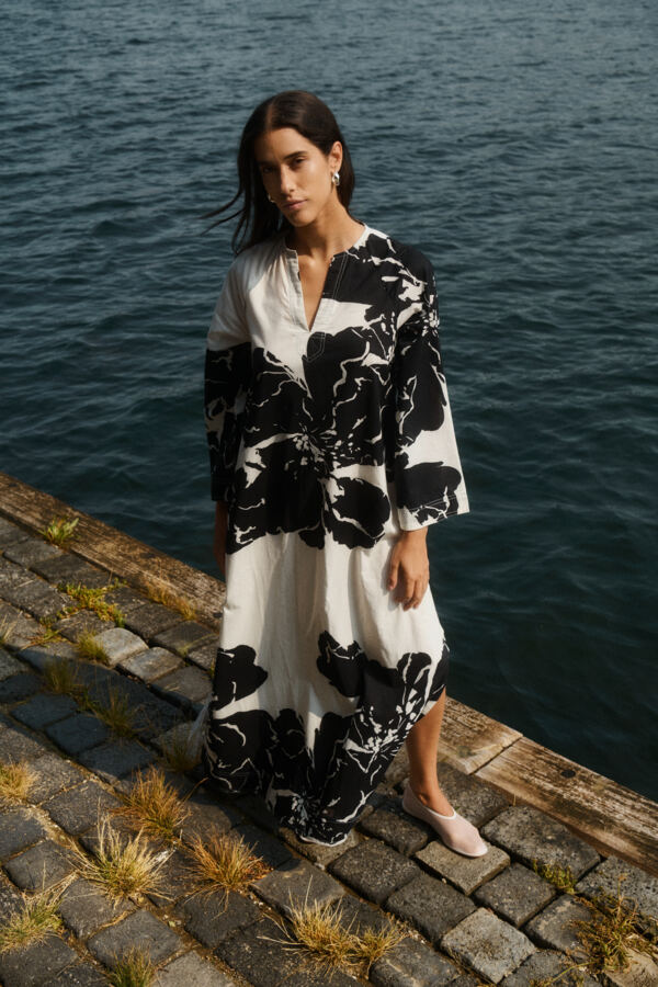 SLJoanne Kaftan Dress Whisper White