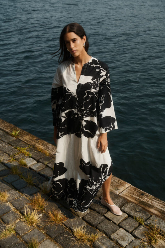 SLJoanne Kaftan Dress Whisper White