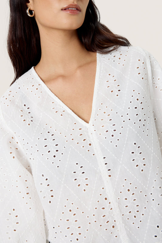 SLJoella Blouse Broken White