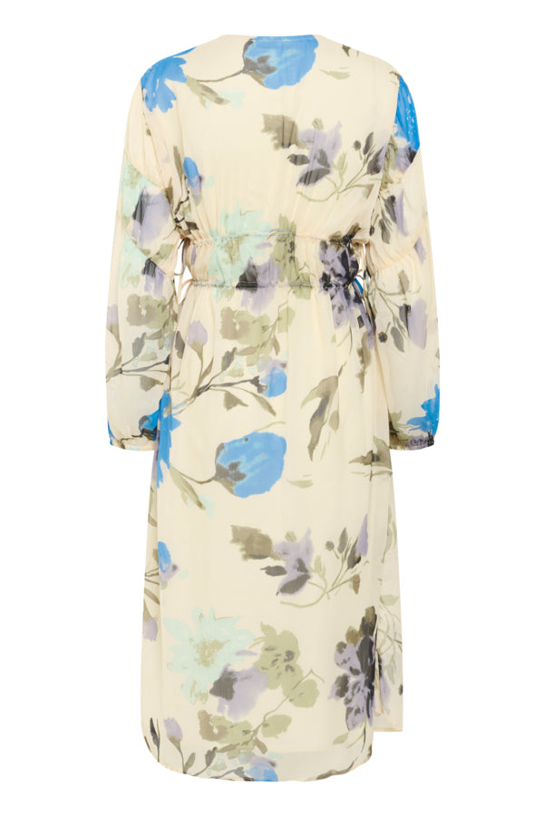 SLAnaya Midi Dress Oatmeal Large