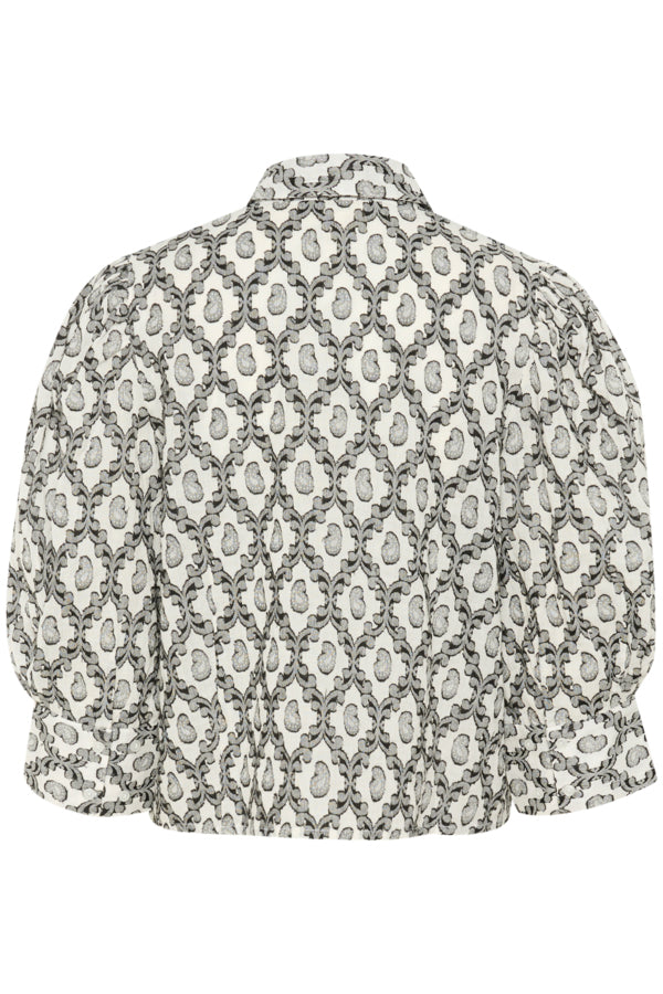 SLErika Hella Shirt 3/4 Creme Cotton