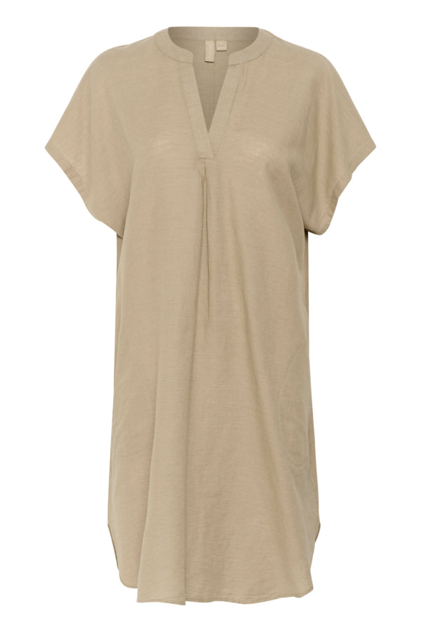 CUAZemina Short Kaftan Dress Dune