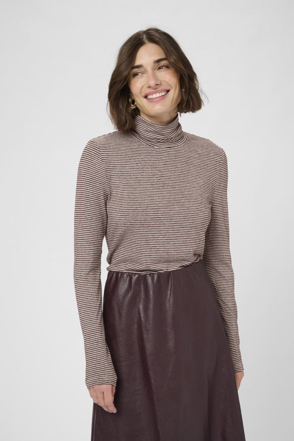 CUAlexandra Jersey Rollneck Bordeaux