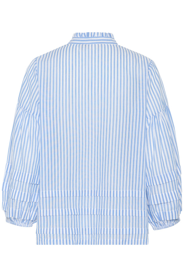 CUJax Blouse Blue Stripe