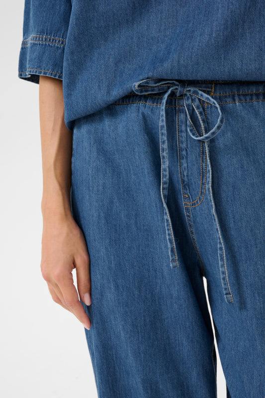 CUAvril Arpa Pants Dark Blue Wash