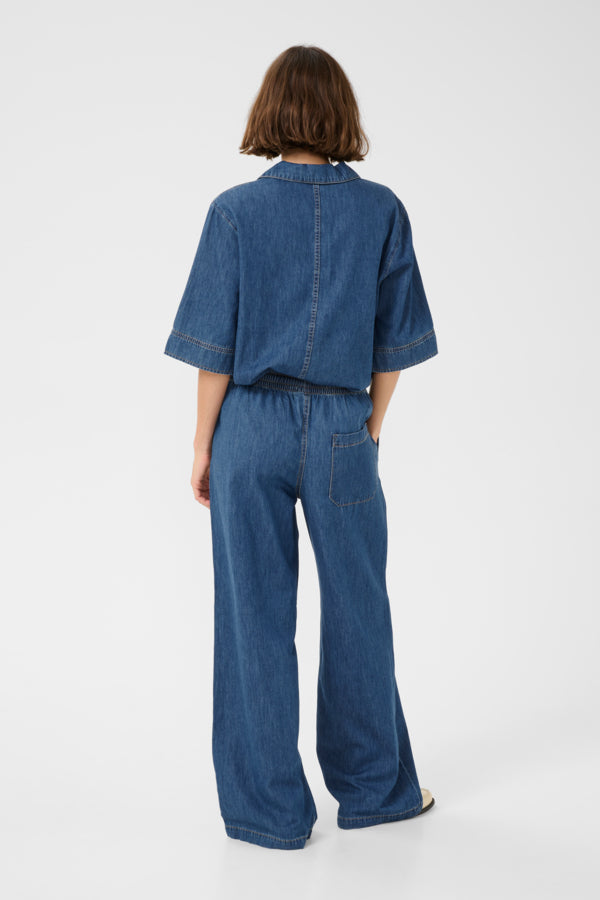 CUAvril Arpa Pants Dark Blue Wash