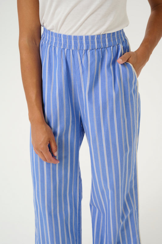 CUPetra Pants Blue Stripe