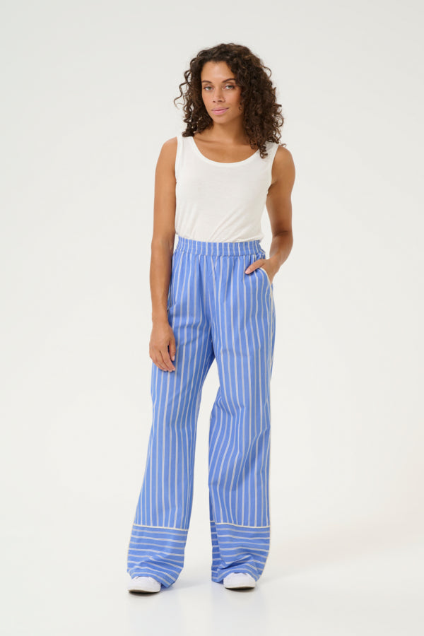 CUPetra Pants Blue Stripe
