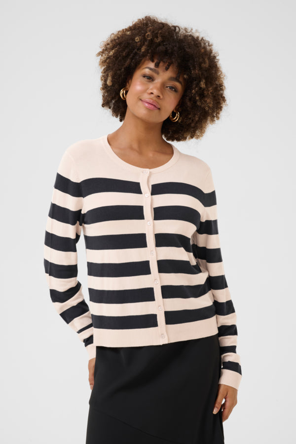 CUSabi Annemette Cardigan Whitecap Salute Stripe