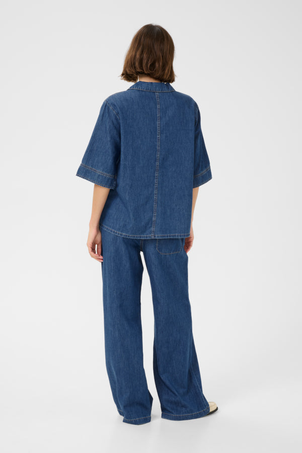 CUPin Arpa Blouse Dark Blue Wash