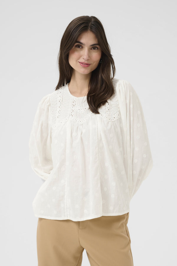 CULena Blouse Spring Gardenia