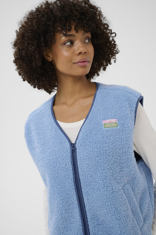 CUCatina Teddy Waistcoat Little Boy Blue