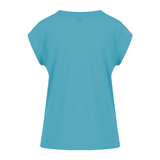 CC Heart Basic T-Shirt Aqua Blue